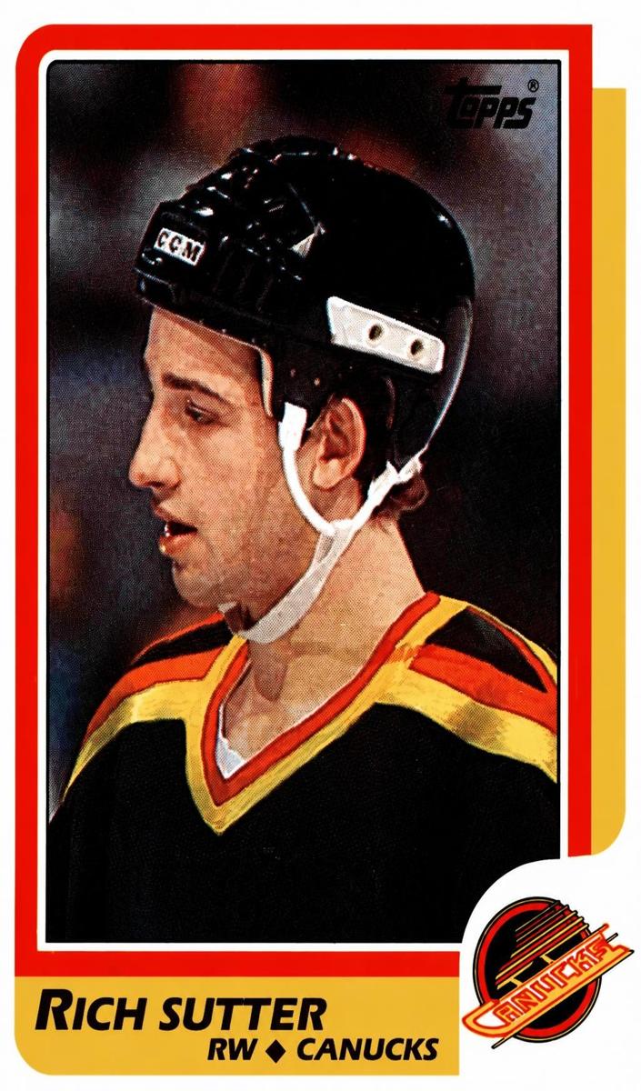 1986 Topps Rich Sutter #29 card