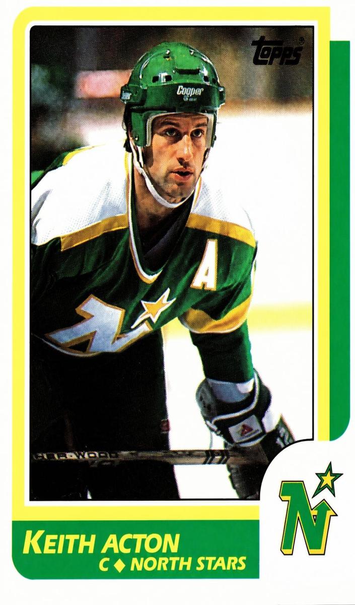 1986 Topps Keith Acton #172 card