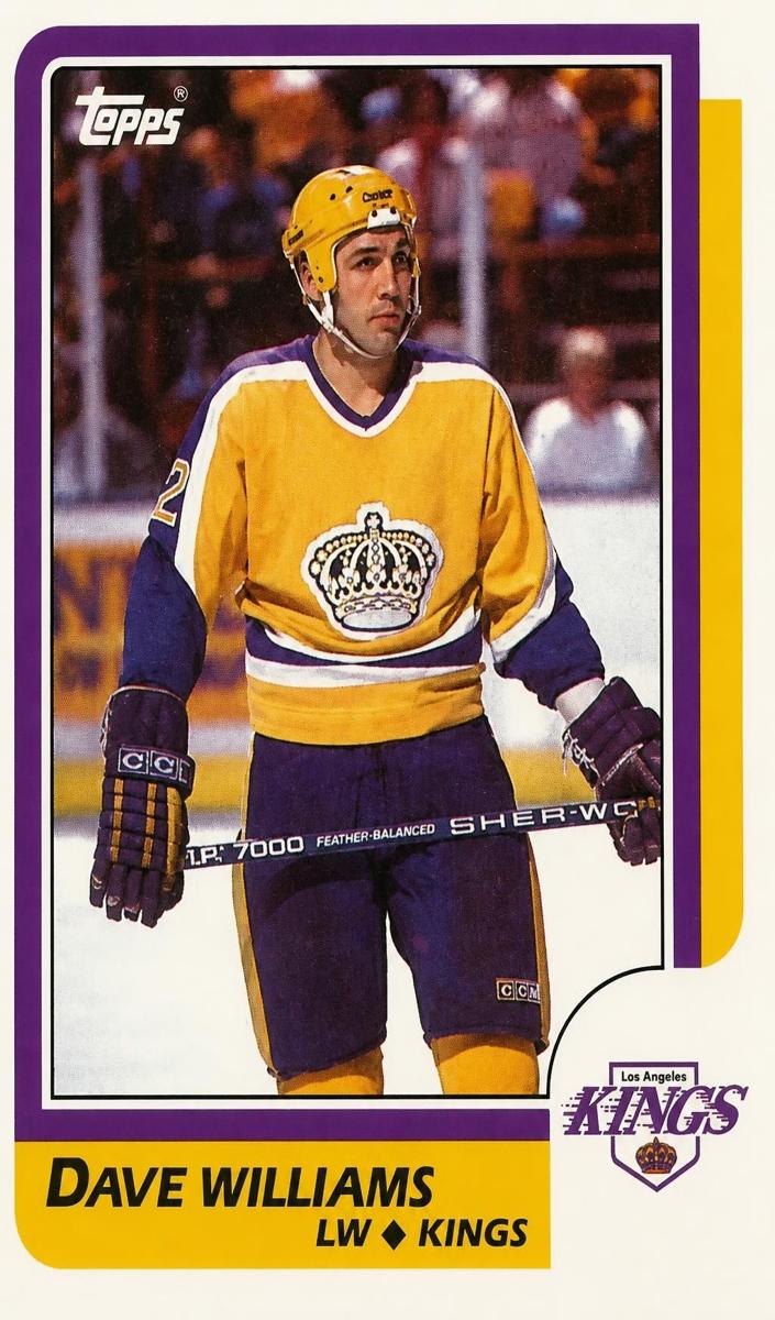 1986 Dave "Tiger" Williams #6