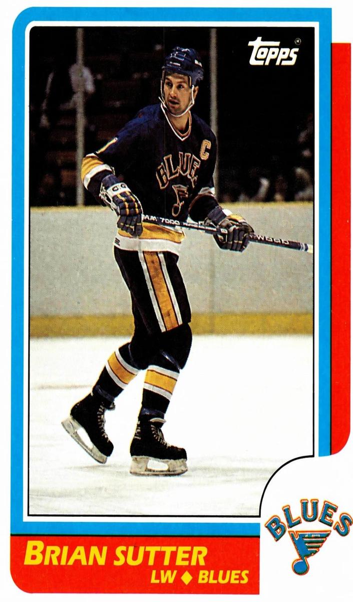 1986 Brian Sutter #72