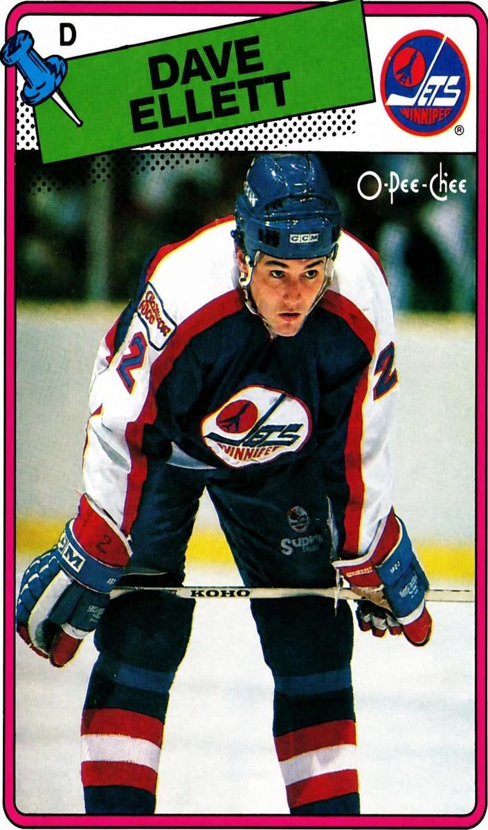 1988 O-Pee-Chee Dave Ellett #167 card