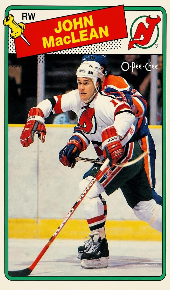 1988 O-Pee-Chee John Maclean #10 card