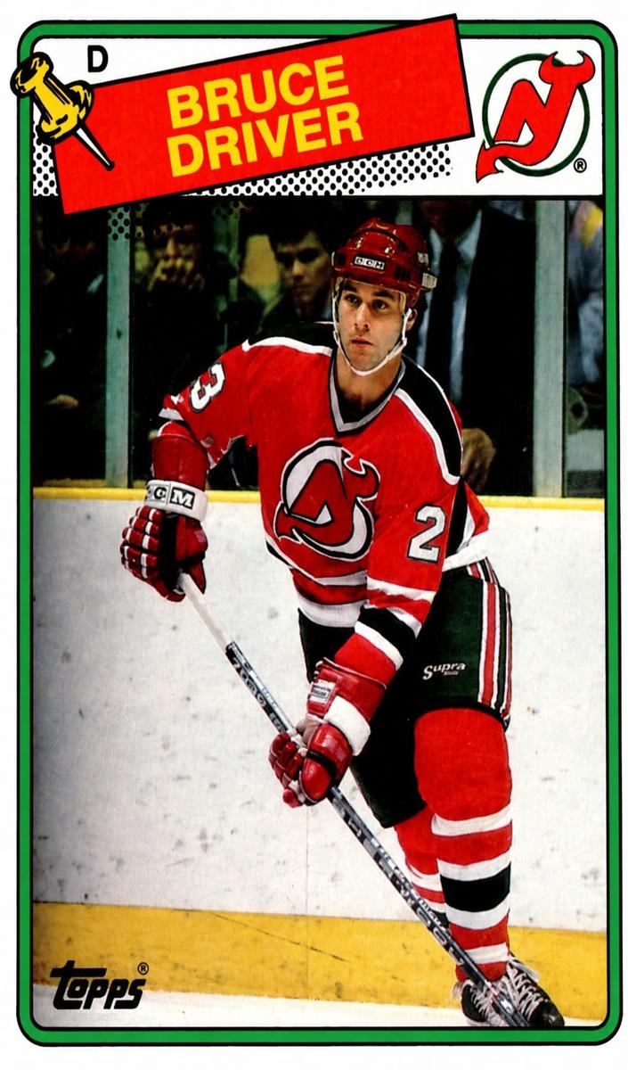 1988 Topps Bruce Driver #157 card