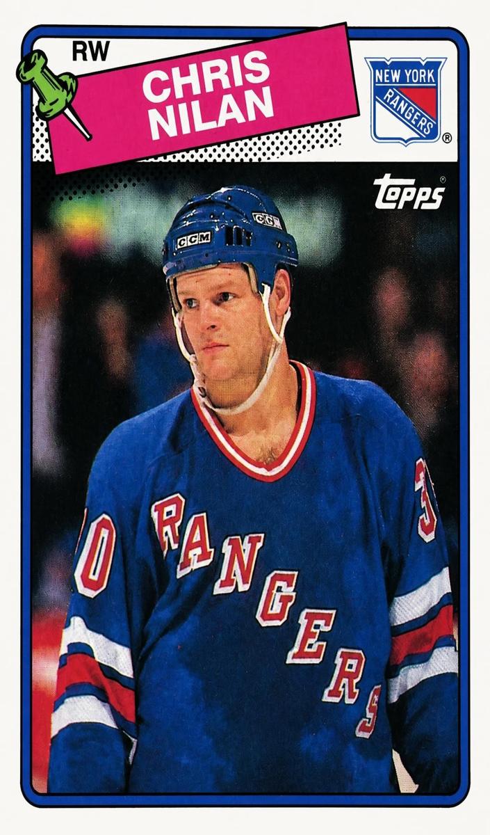 1988 Topps Chris Nilan #31 card