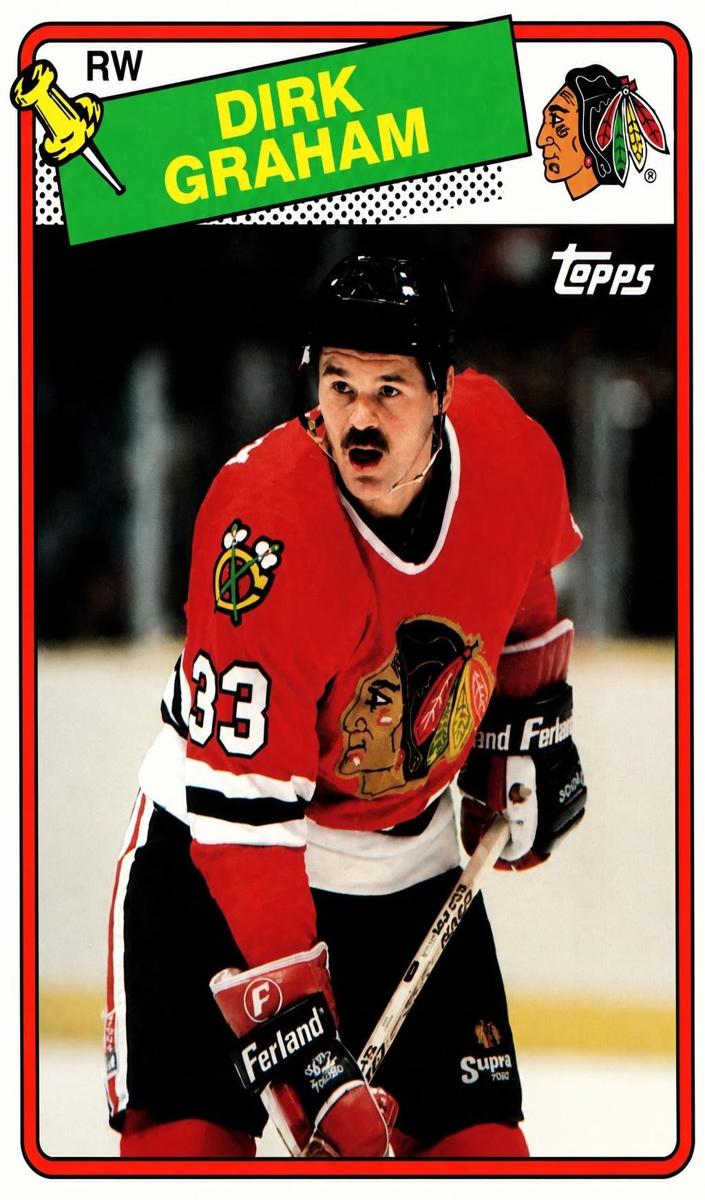 1988 Topps Dirk Graham #135 card