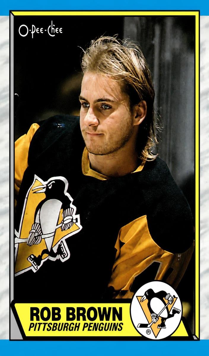 1989 O-Pee-Chee Rob Brown #193 card