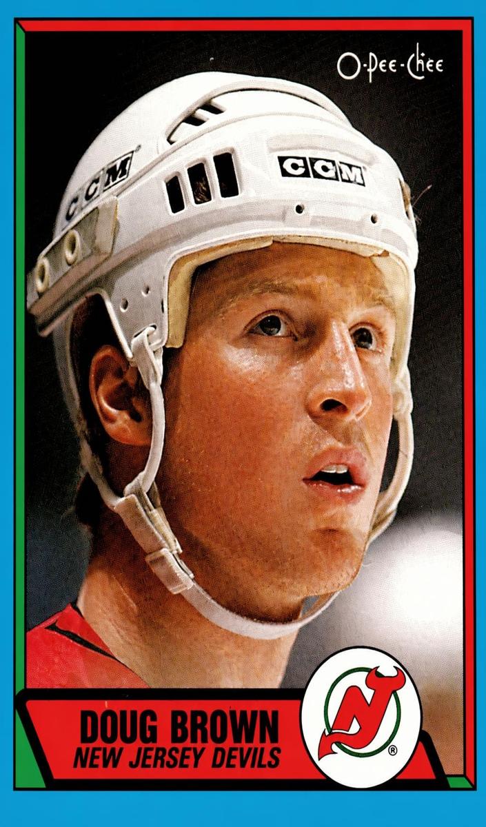 1989 O-Pee-Chee Doug Brown #242 card