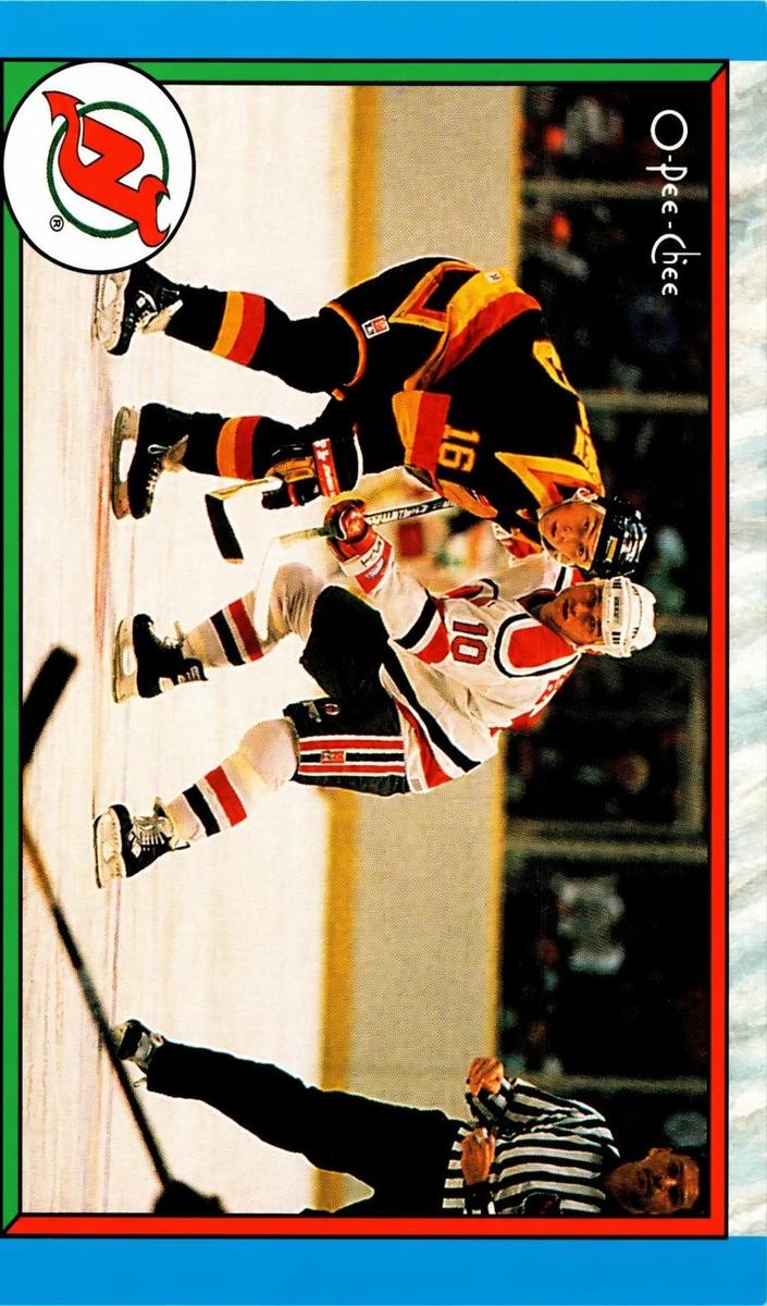 1989 O-Pee-Chee New Jersey Devils #308 card
