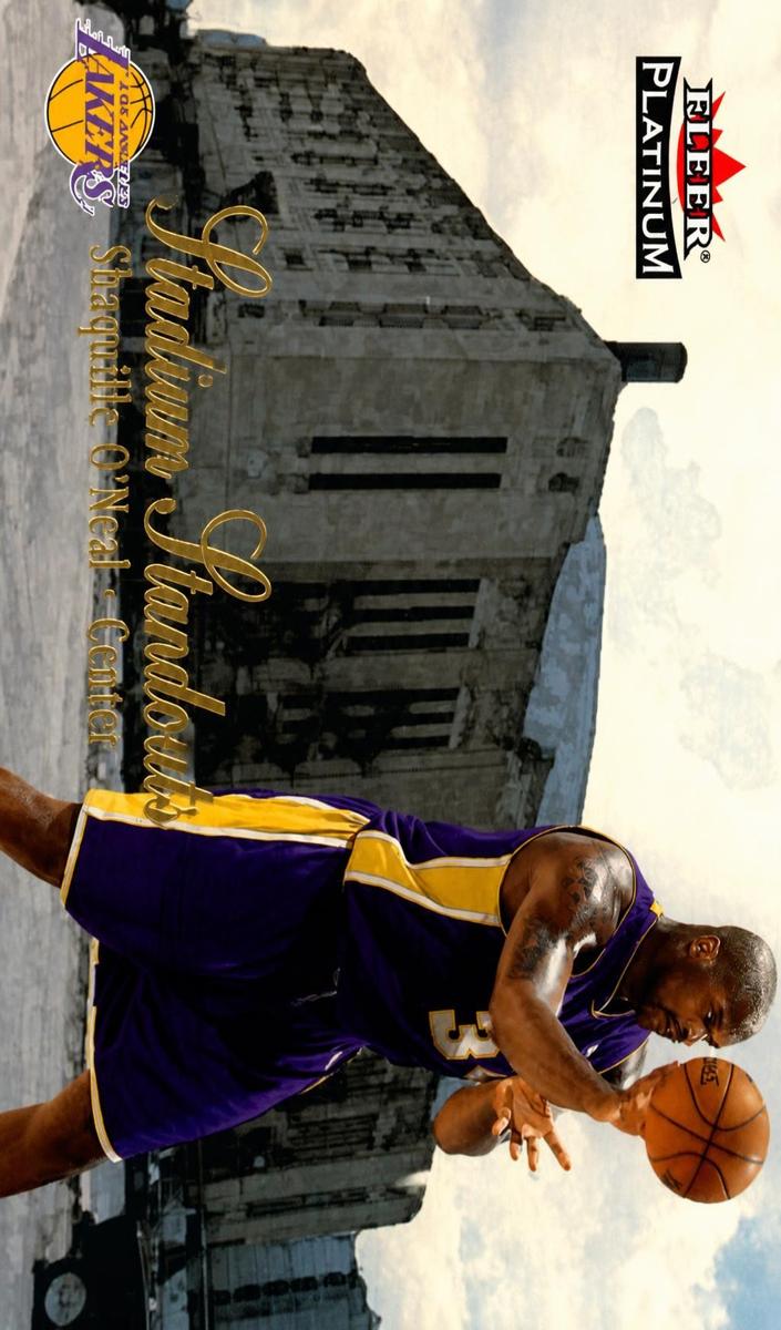 2001 Fleer Platinum Shaquille O'Neal #10 card