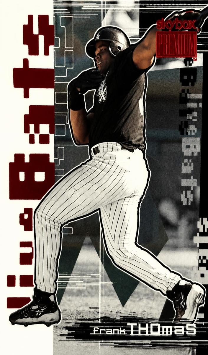 1999 Skybox Premium Frank Thomas #4LB card