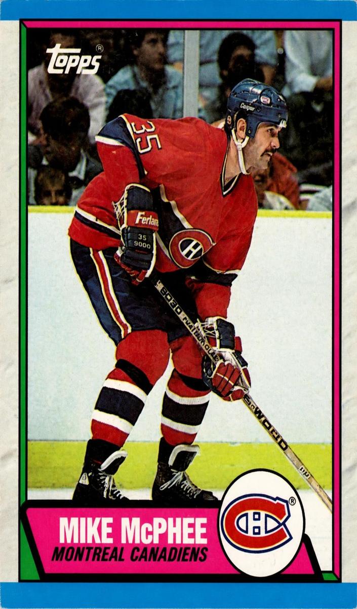 1989 Topps Mike McPhee #84 card
