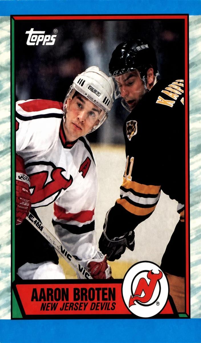 1989 Topps Aaron Broten #180 card