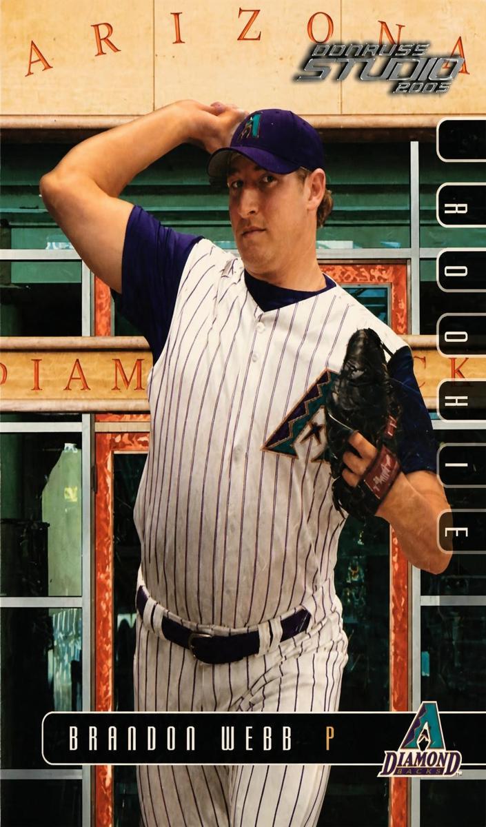 2003 Donruss Studio Brandon Webb #203 card