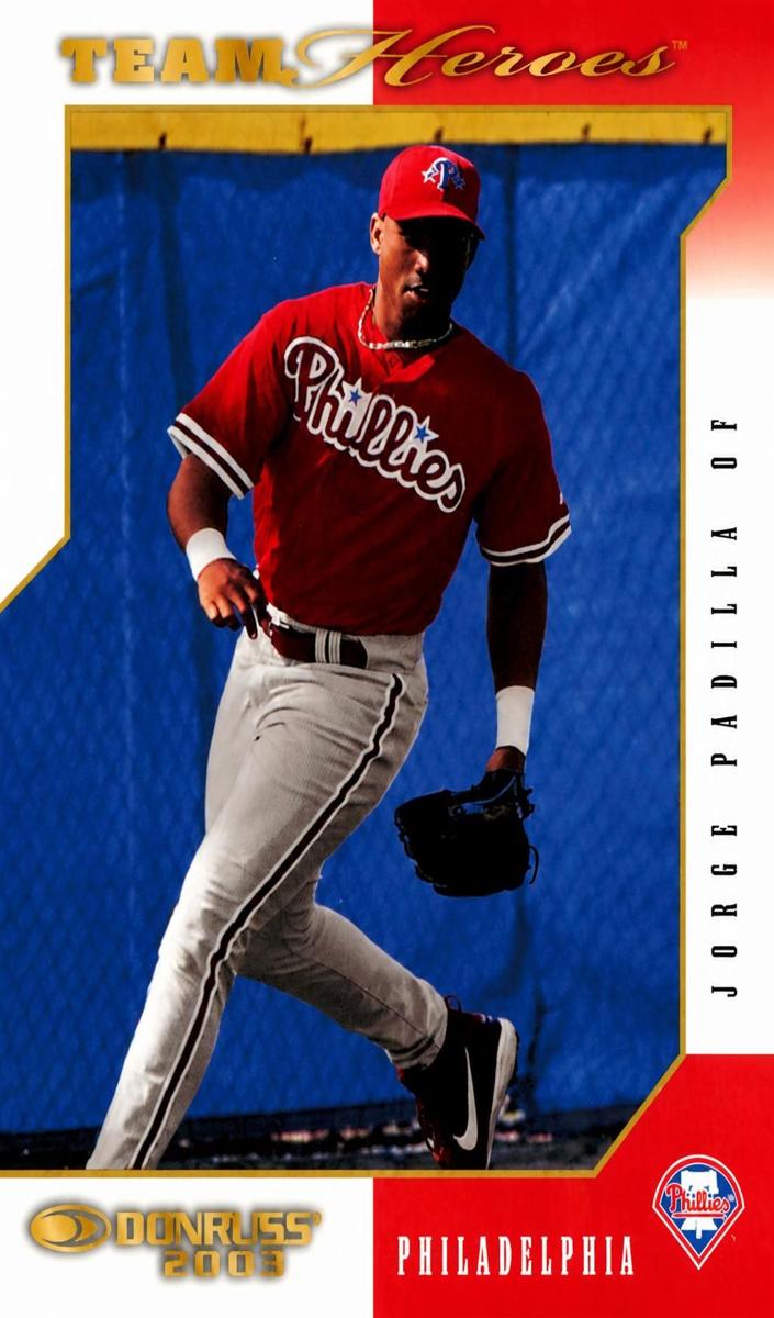 2003 Donruss Team Heroes Jorge Padilla #383 card