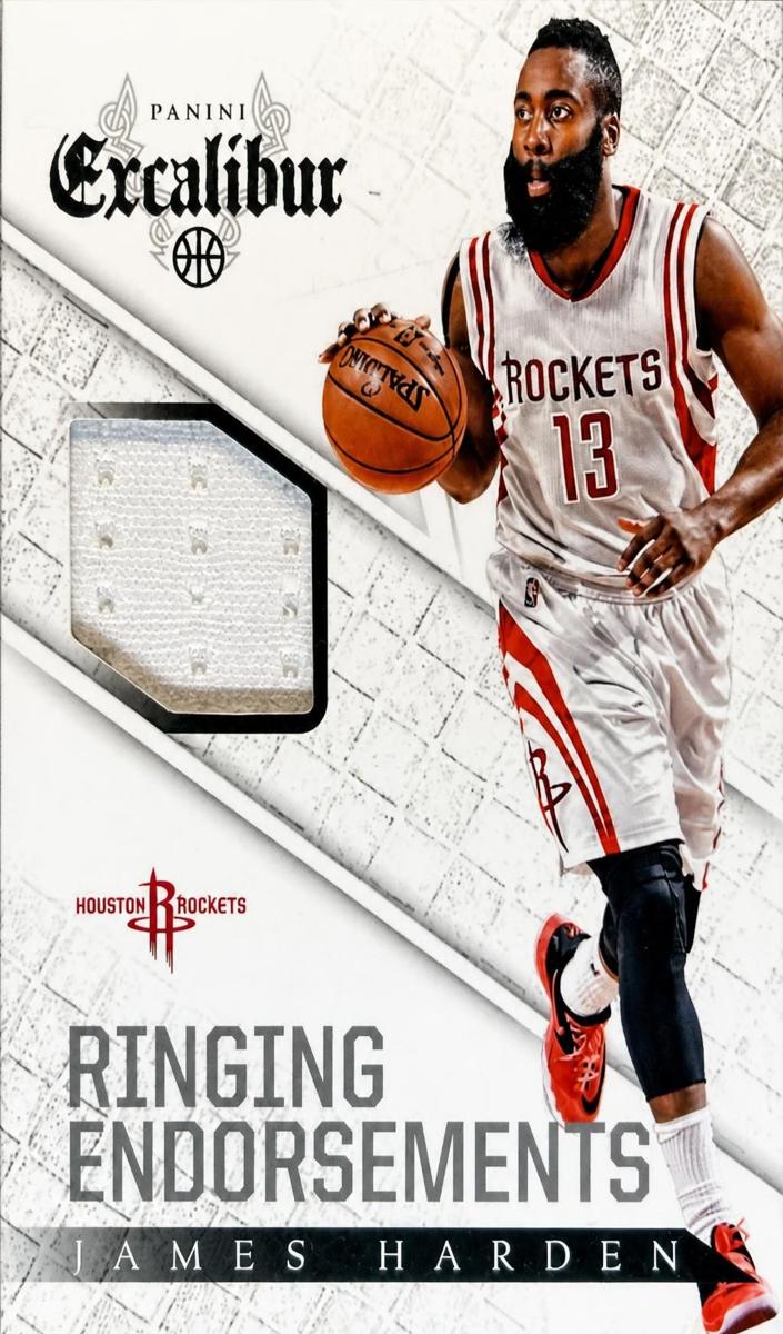 2014 Panini Excalibur James Harden #5 card