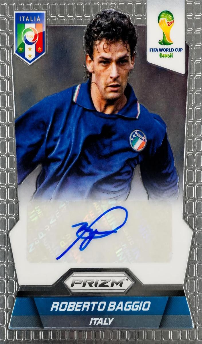 2014 Panini Prizm World Cup Roberto Baggio #19 card