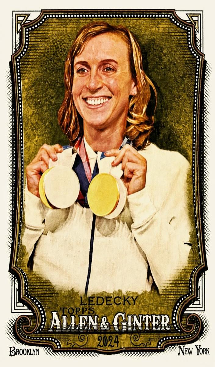 Katie Ledecky - 2024 Topps Allen & Ginter Baseball