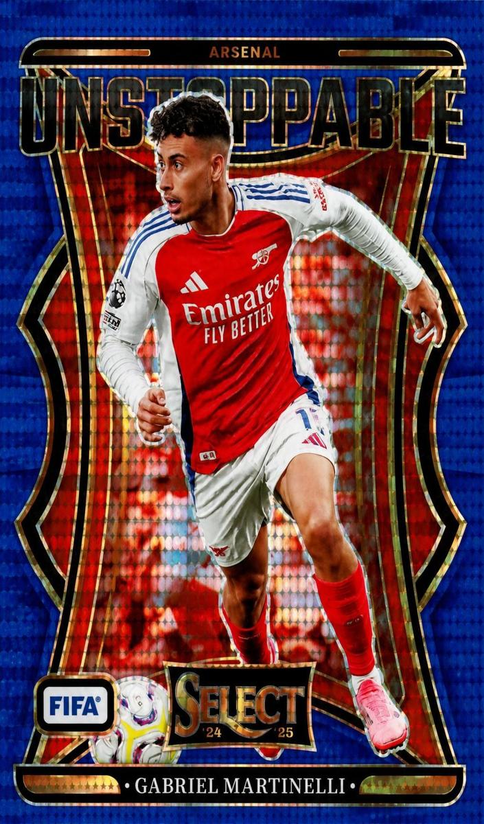 2024 Panini Select FIFA Gabriel Martinelli [Red Wave] #4 card