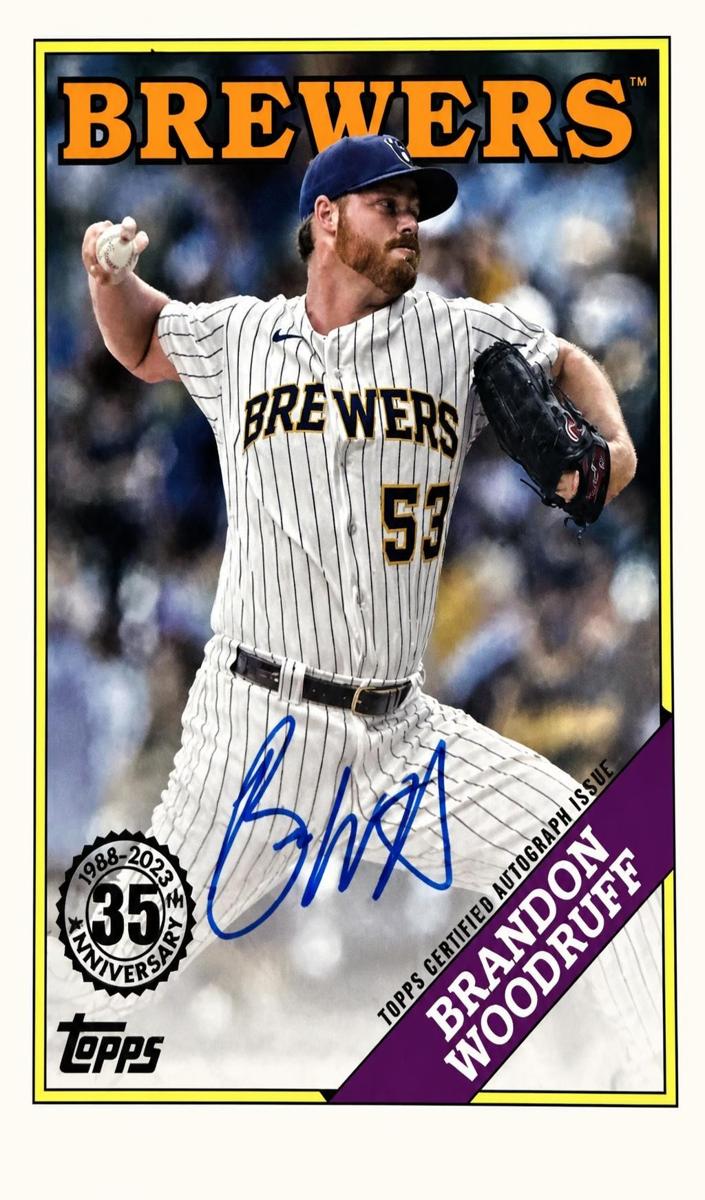 2023 Topps Brandon Woodruff #88BA-BWO card