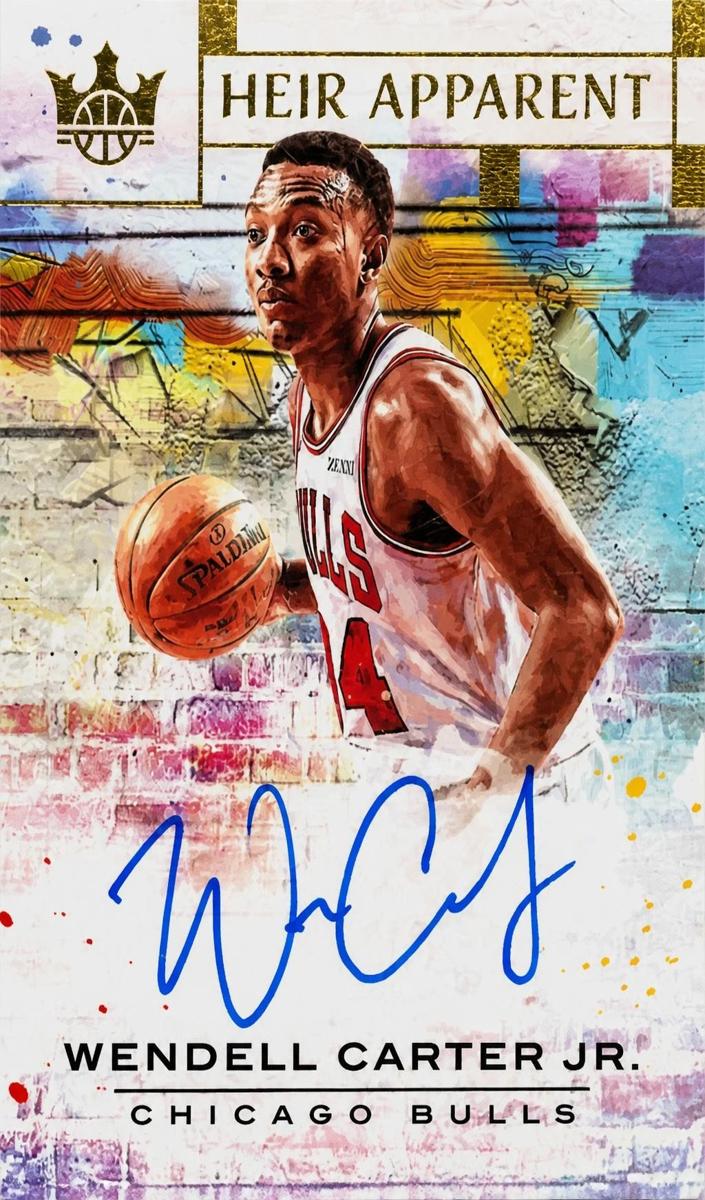 2018 Panini Court Kings Wendell Carter Jr. #HA-WCJ card