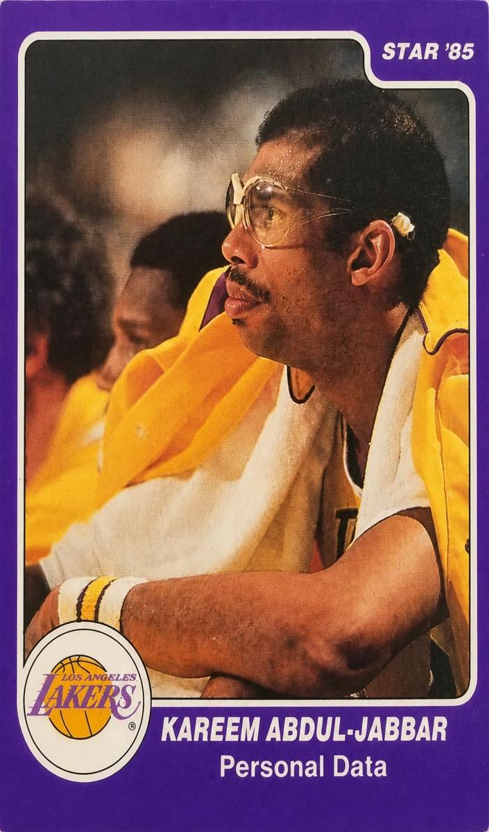1985 Kareem Abdul-Jabbar [Personal Data] #17