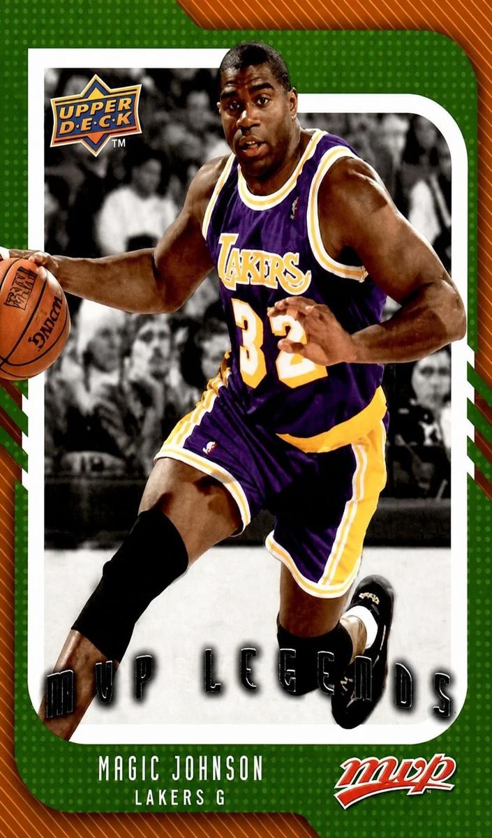 2008 Upper Deck MVP Magic Johnson #250 card