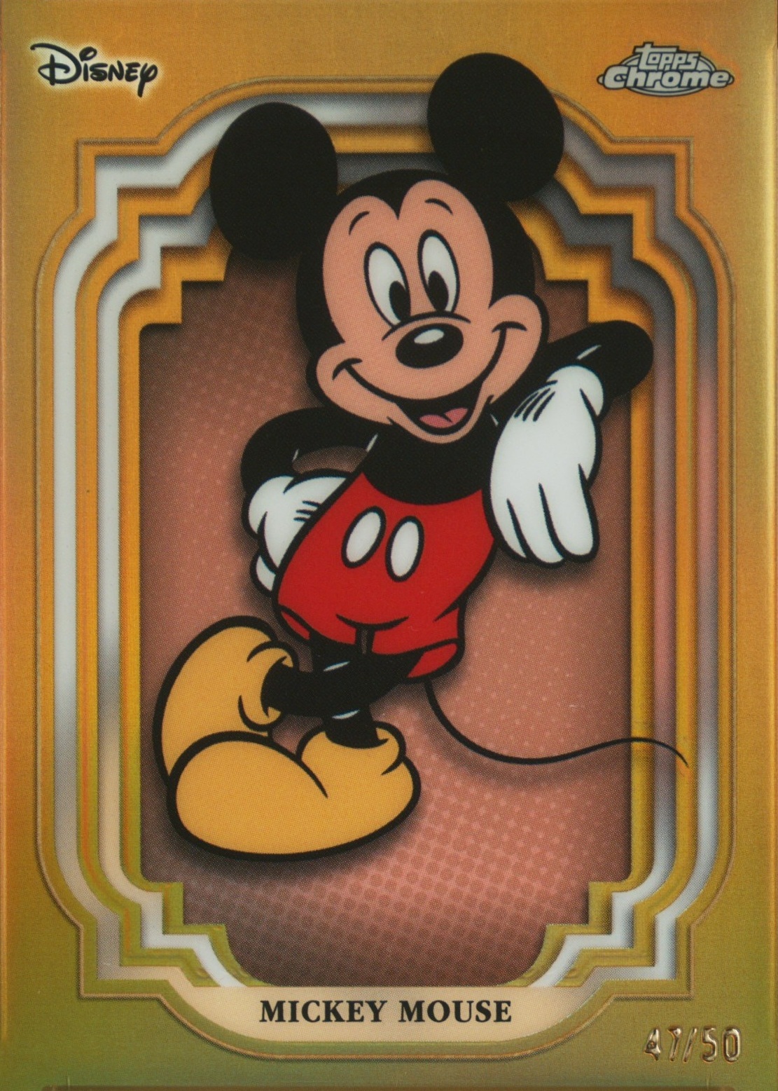 2024 Mickey Mouse [Gold Refractor] #1