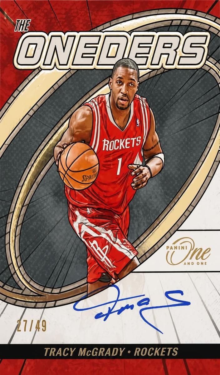 2023 Panini One and One Tracy McGrady #TOS-TMG card