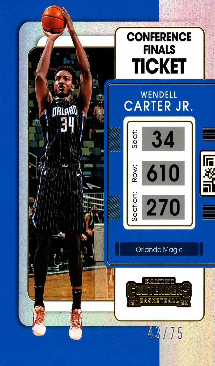 2021 Panini Contenders Wendell Carter Jr. #27 card