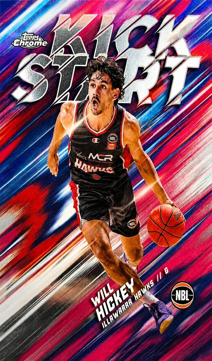 2024 Topps Chrome NBL Will Hickey #KS-24 card