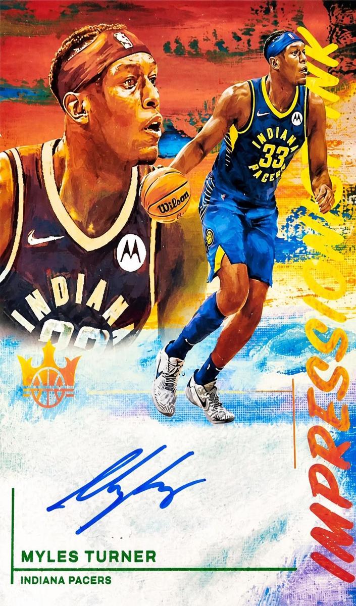 2021 Panini Court Kings Myles Turner #II-MTN card