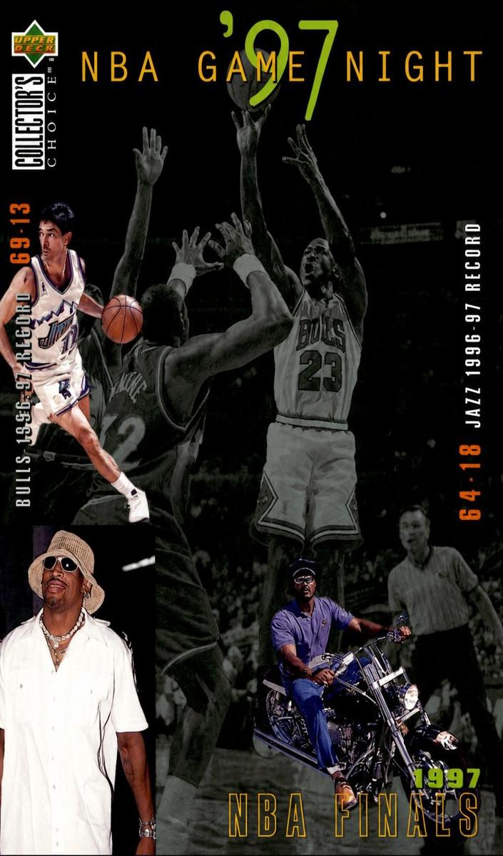 1997 Michael Jordan/Karl Malone/Dennis Rodman/John Stockton [Finals Game Night] #185