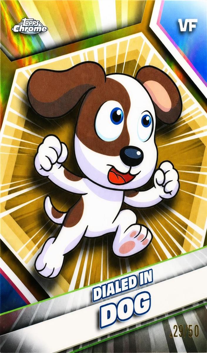 2026 Dialed In Dog [Gold Refractor] #14