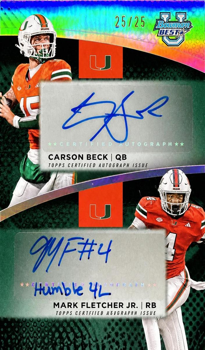 2025 Carson Beck #DA-MIA