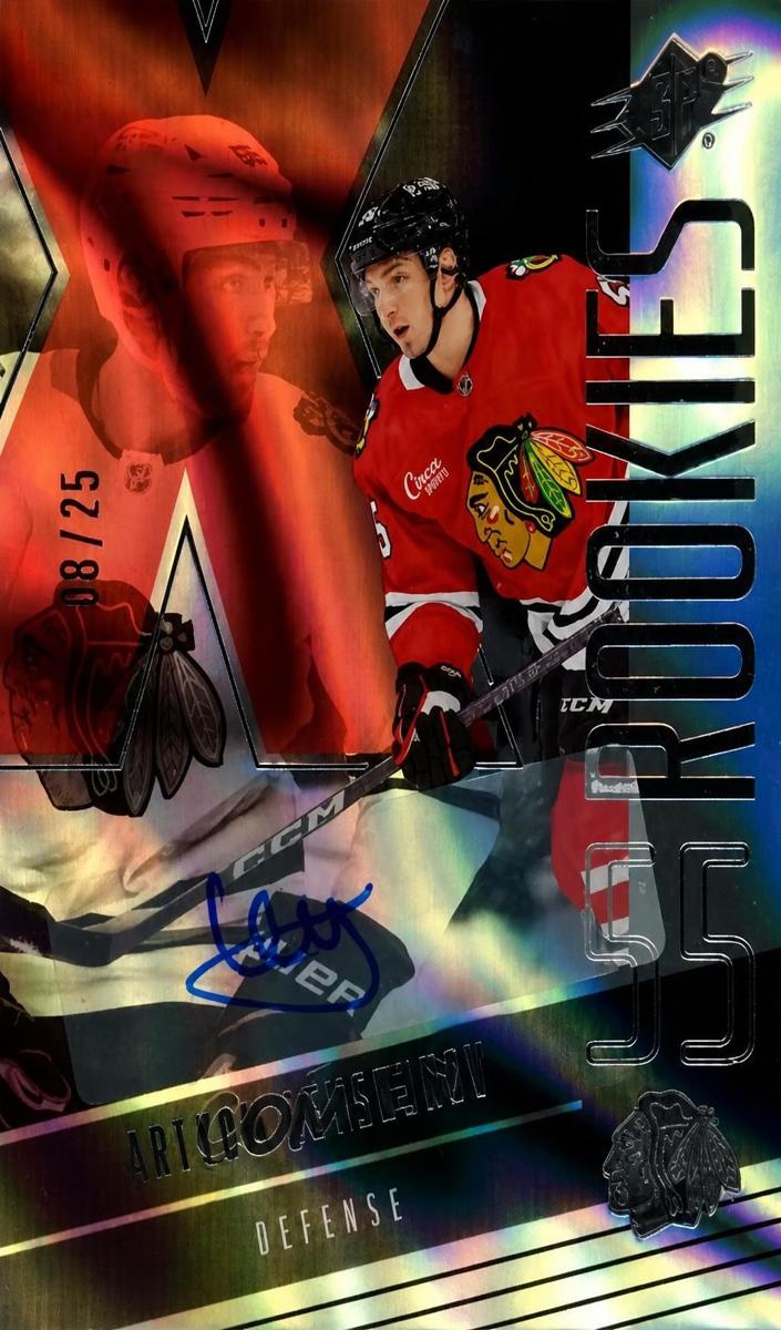 2025 SPx Artyom Levshunov [Red] #F-AL card