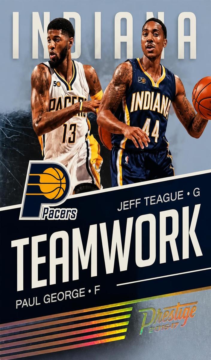2016 Jeff Teague / Paul George [Rainbow] #19