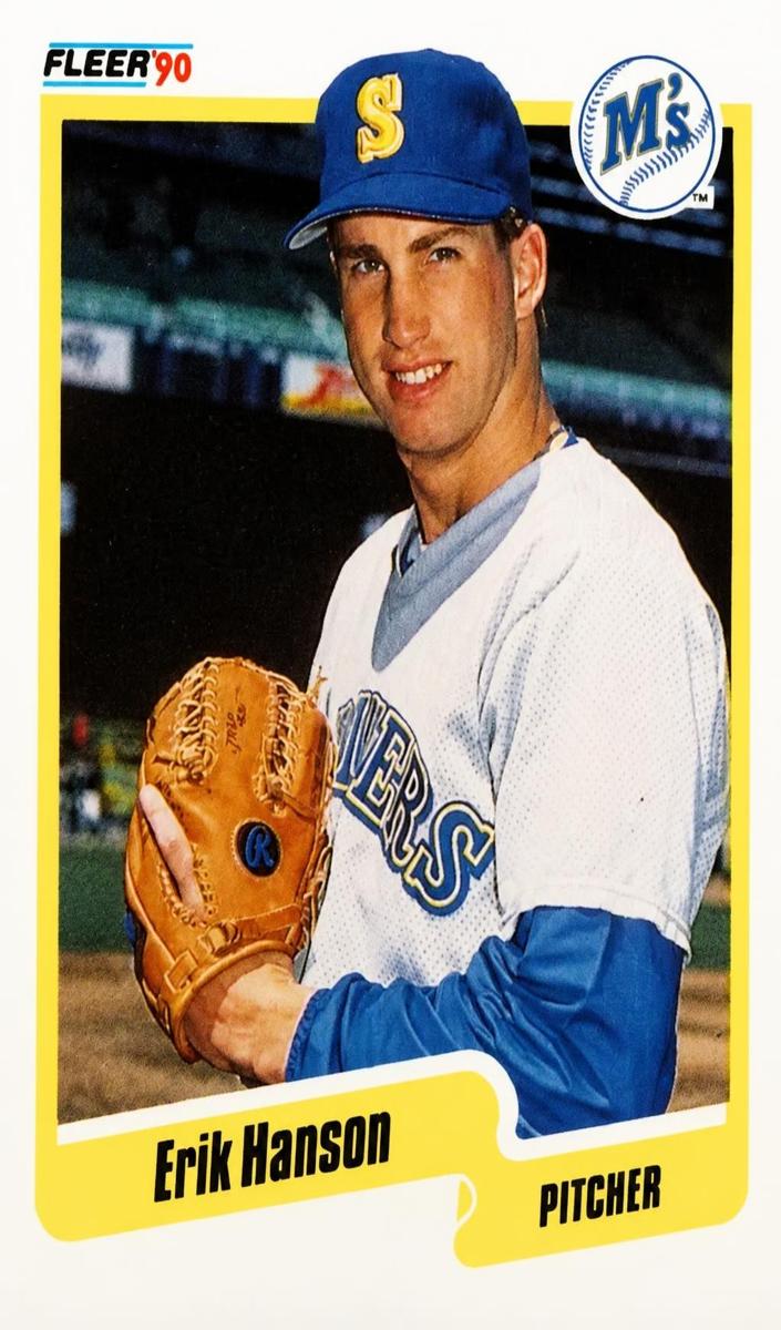 1990 Fleer Erik Hanson #514 card