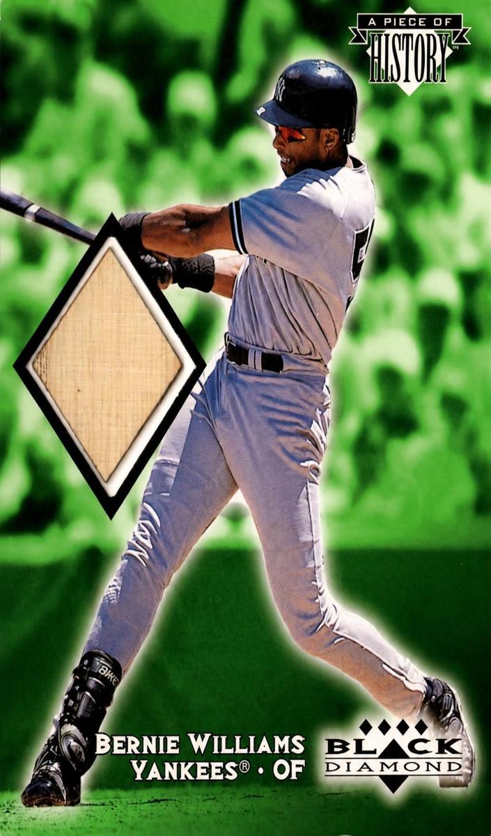 1999 Upper Deck Black Diamond Bernie Williams #BW card