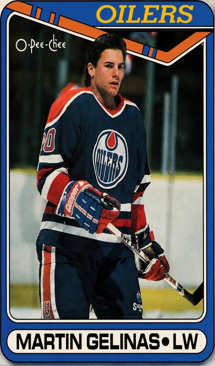 1990 O-Pee-Chee Martin Gelinas #64 card