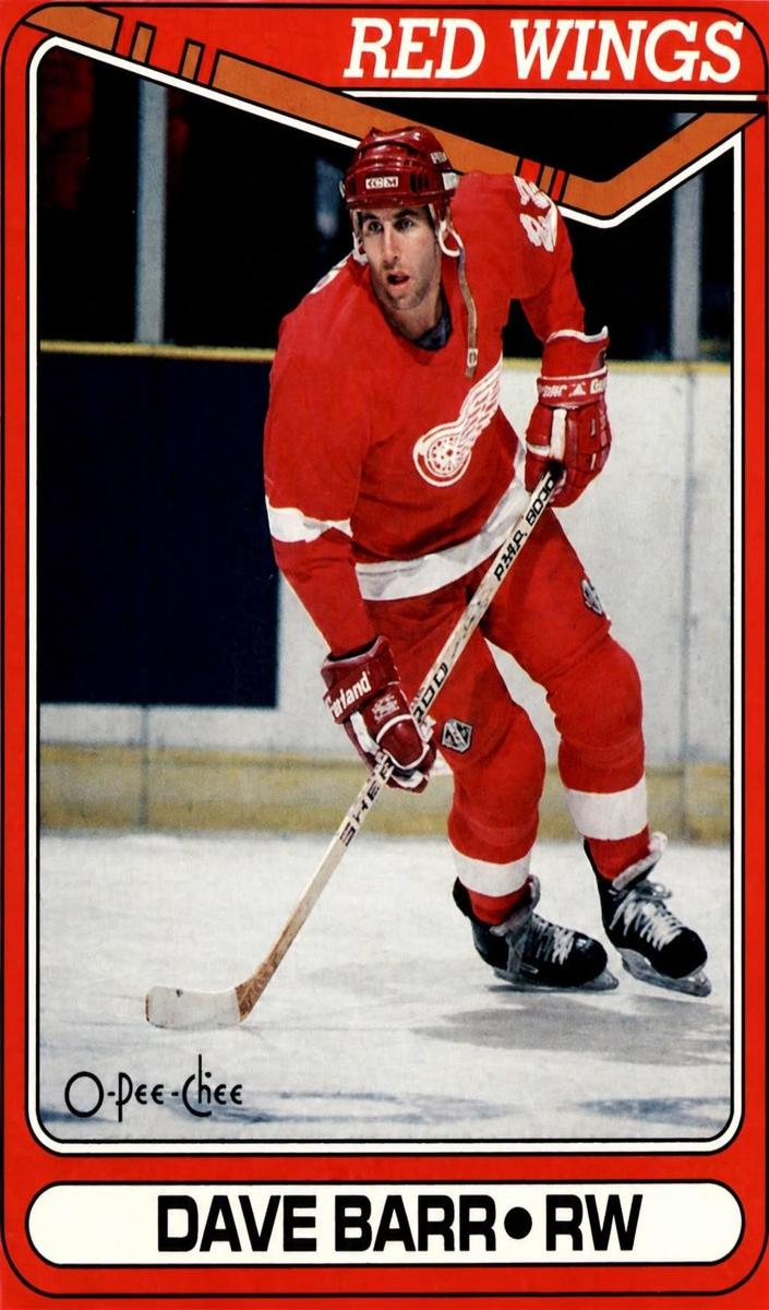 1990 O-Pee-Chee Dave Barr #308 card