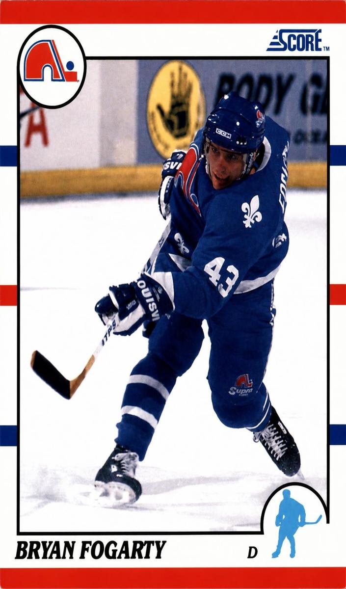 1990 Score Bryan Fogarty #54 card