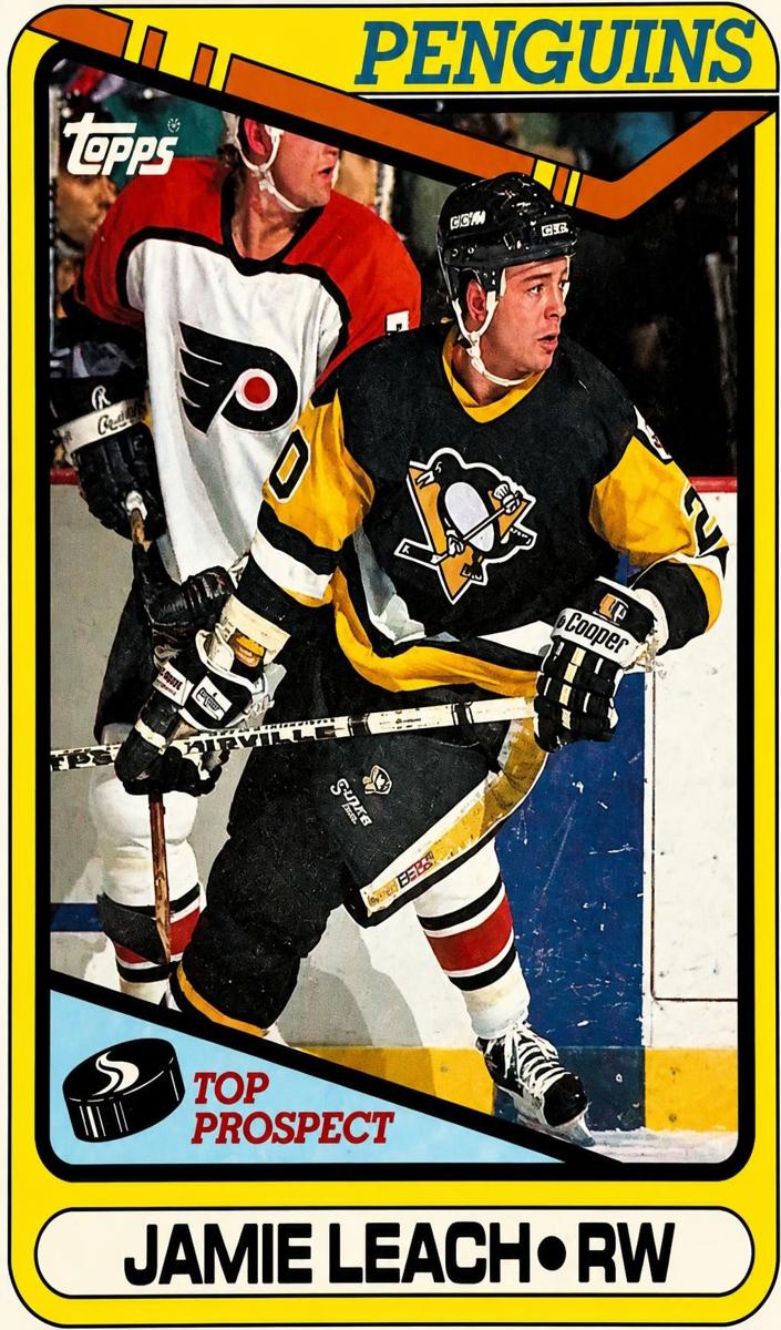 1990 Topps Jamie Leach #377 card