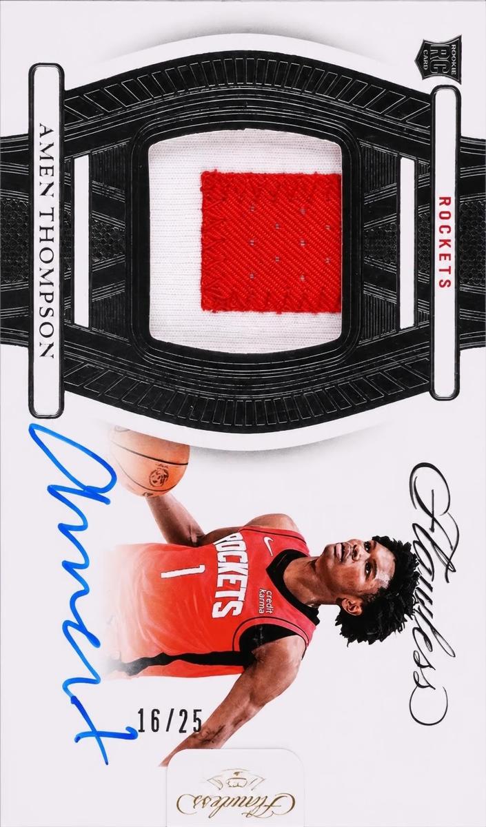 2023 Panini Flawless Amen Thompson #FPA-ATH card