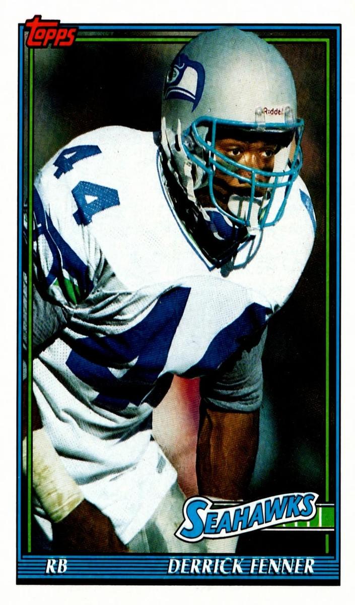 1991 Topps Derrick Fenner #276 card