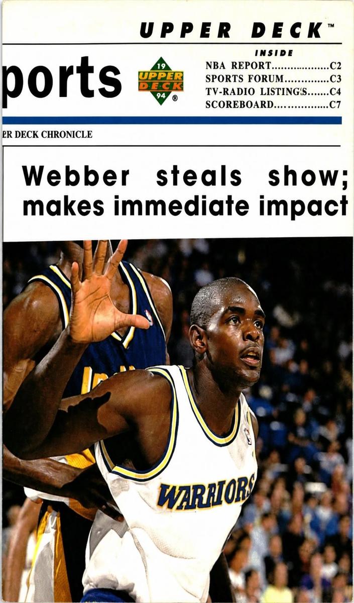 1993 Chris Webber [Electric Court] #207