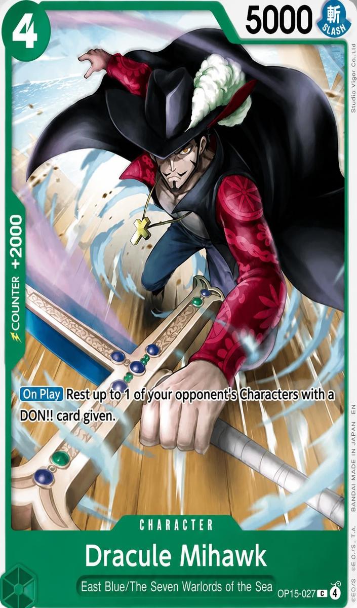 2026 Dracule Mihawk #OP15-027
