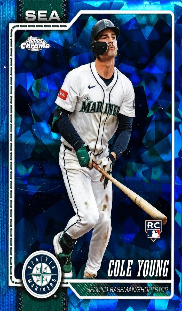 Cole Young 2026 Topps Chrome Sapphire Baseball