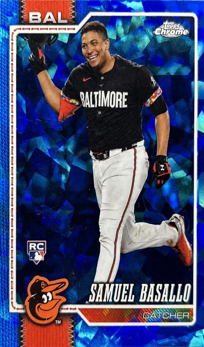 Samuel Basallo 2026 Topps Chrome Sapphire Baseball