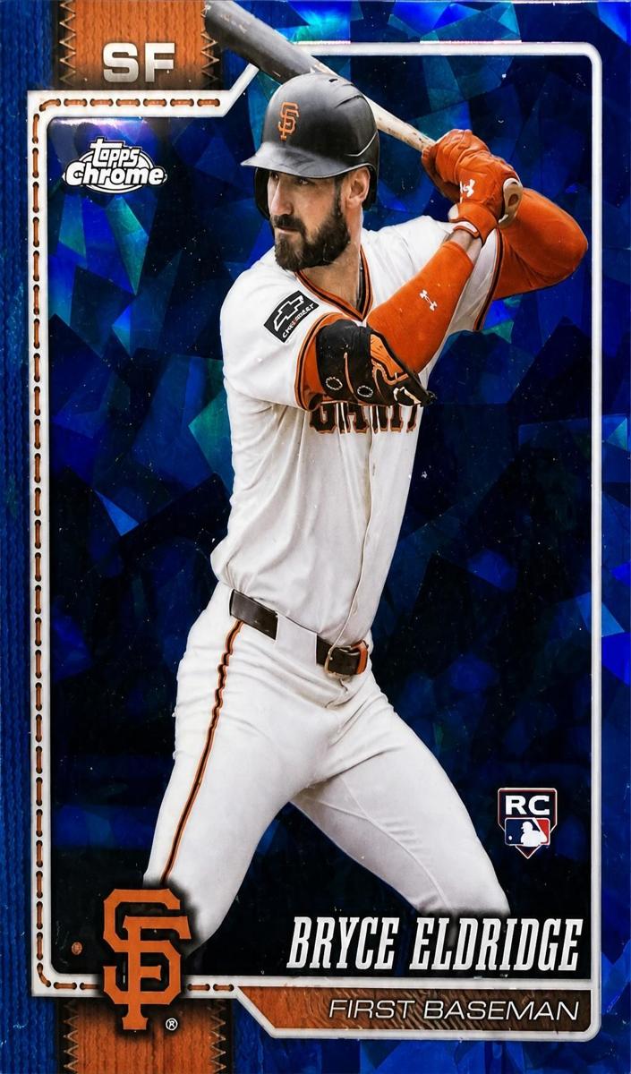 Bryce Eldridge 2026 Topps Chrome Sapphire Baseball