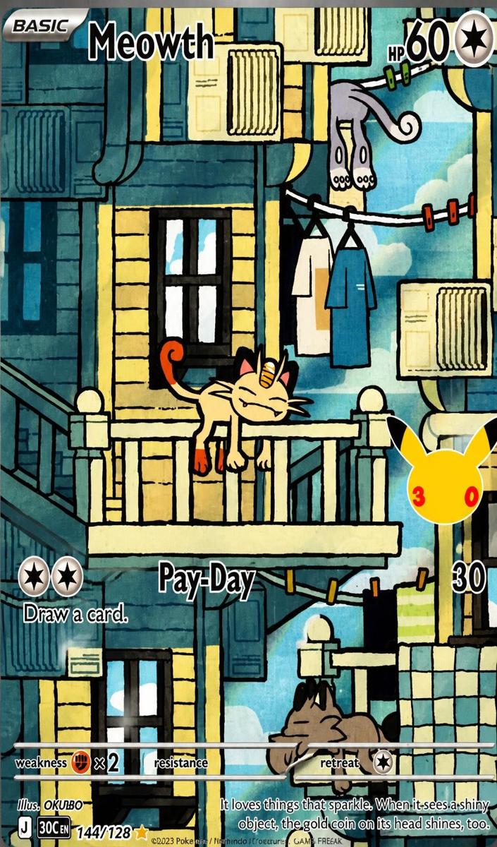 Meowth 2026 Pokemon 30th Celebration